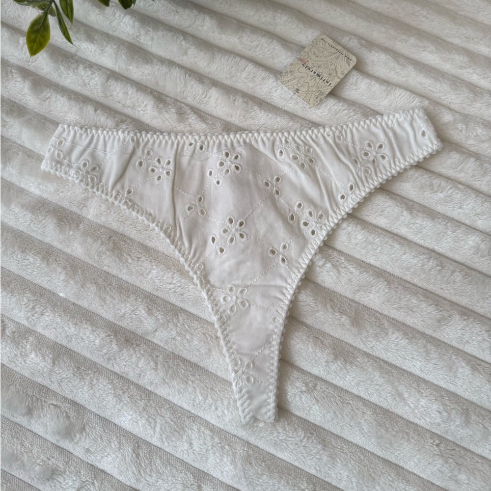 Intimately Free People eyelet thong size small